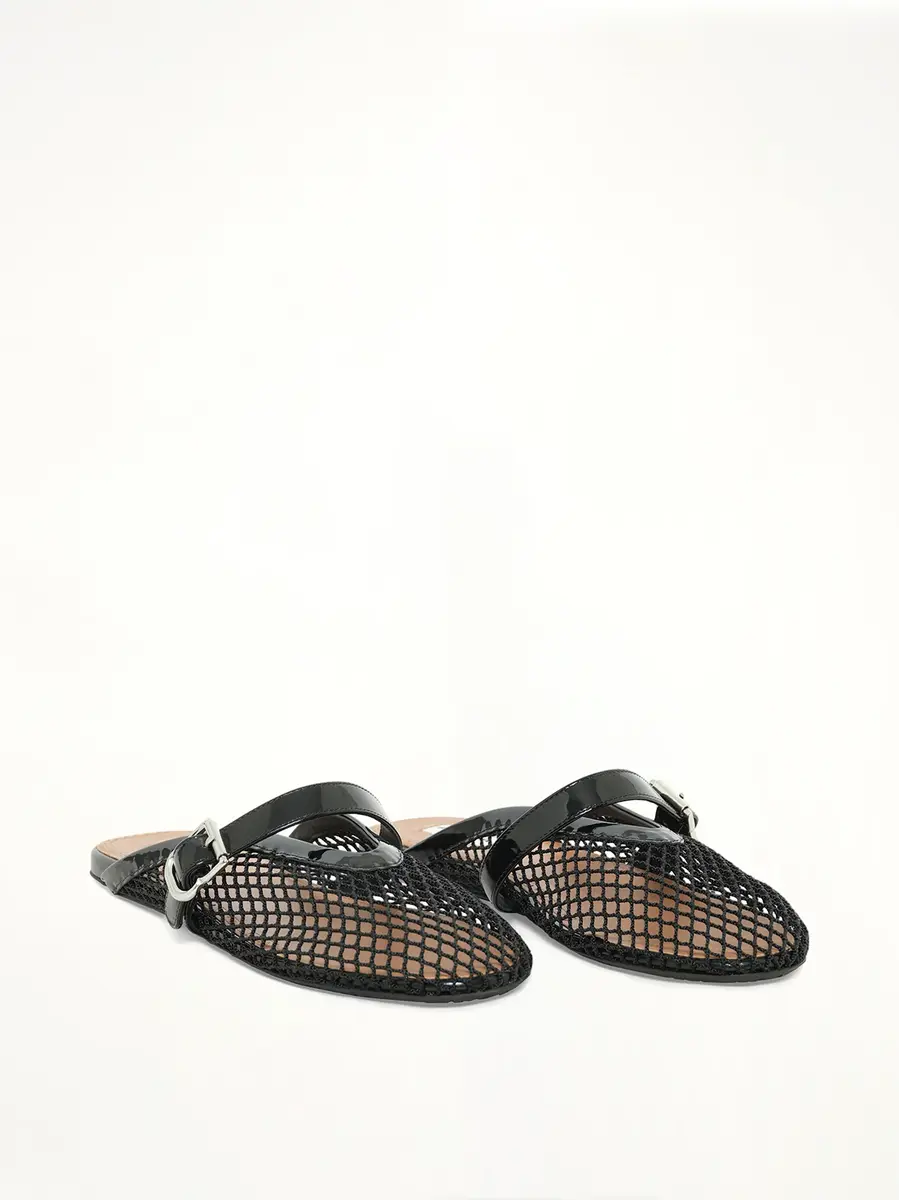 Alaïa Fishnet Flat Mules | Thumbnail 2 Alaïa Fishnet Flat Mules | Thumbnail 2
