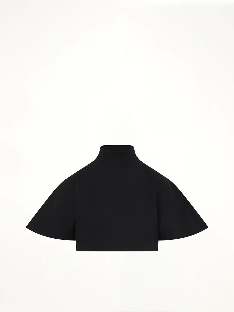 Alaïa Cotton Jersey Highneck T-shirt | Thumbnail 2