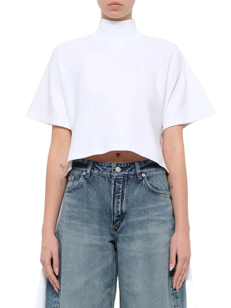 Cotton Jersey Asymmetric T-shirt Cotton Jersey Asymmetric T-shirt