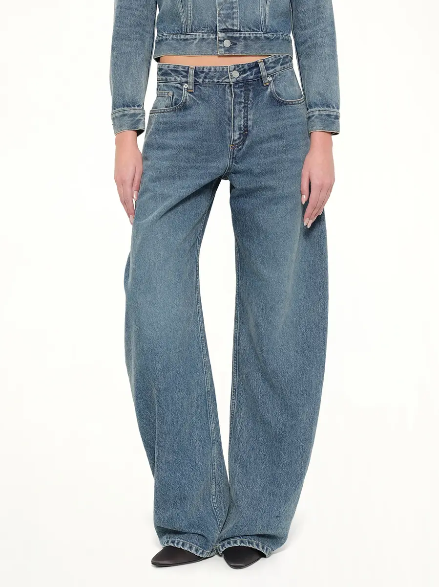 Alaïa Round Denim Pants in Handsand Wash | Thumbnail 6 Alaïa Round Denim Pants in Handsand Wash | Thumbnail 6