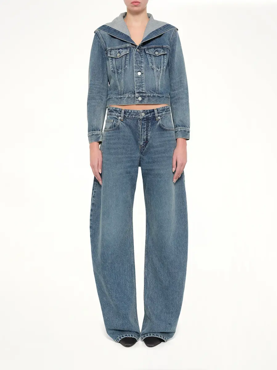 Alaïa Round Denim Pants in Handsand Wash | Thumbnail 7 Alaïa Round Denim Pants in Handsand Wash | Thumbnail 7