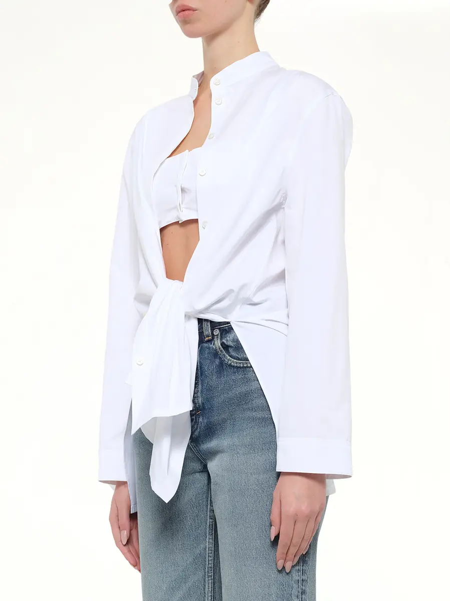 Alaïa Cotton Poplin Shirt Set | Thumbnail 3 Alaïa Cotton Poplin Shirt Set | Thumbnail 3