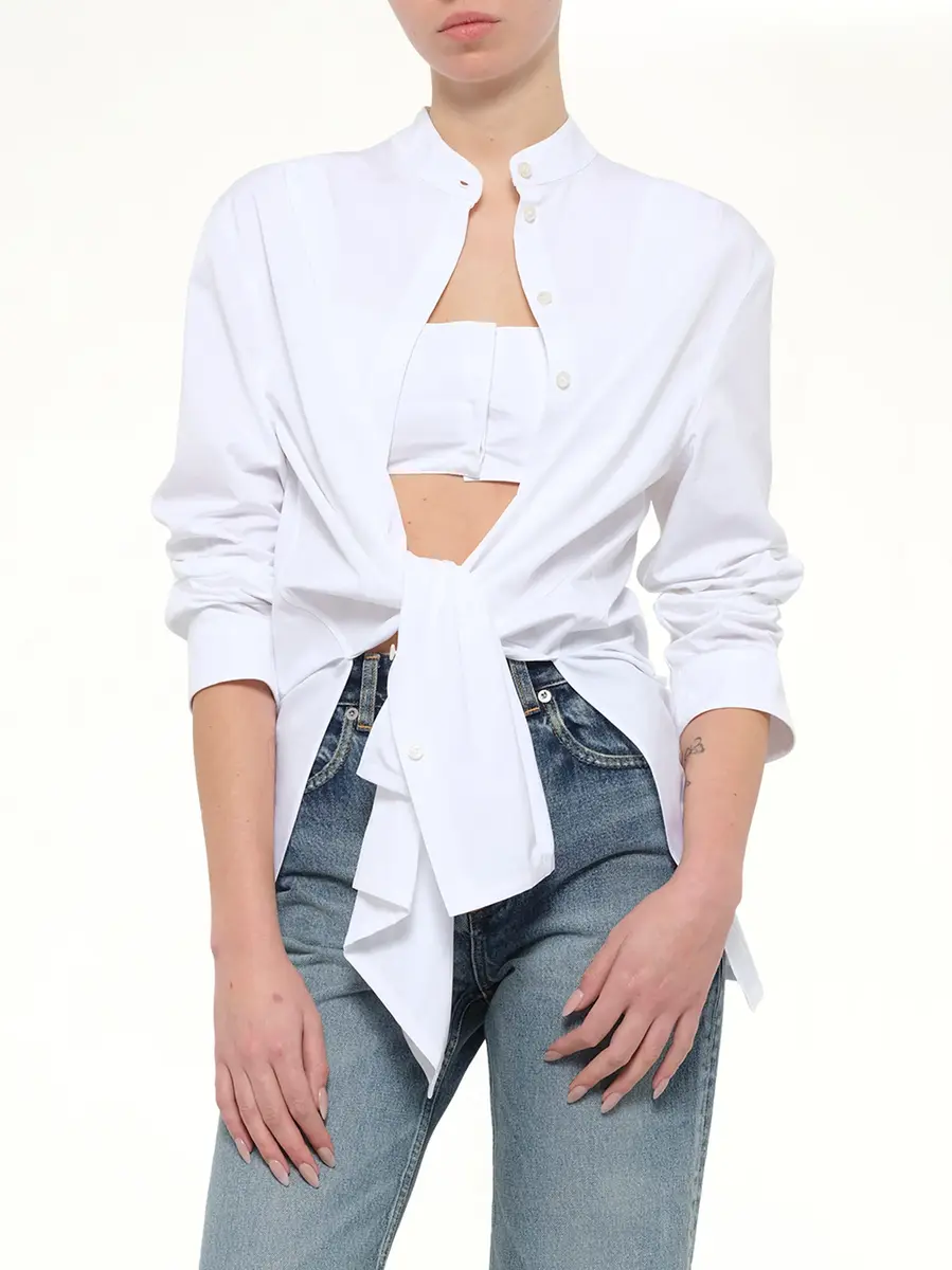 Alaïa Cotton Poplin Shirt Set | Thumbnail 6 Alaïa Cotton Poplin Shirt Set | Thumbnail 6
