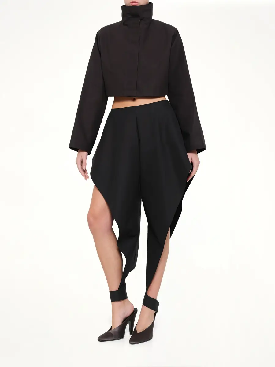 Alaïa Tailored Viscose Triangle Pants | Thumbnail 4 Alaïa Tailored Viscose Triangle Pants | Thumbnail 4