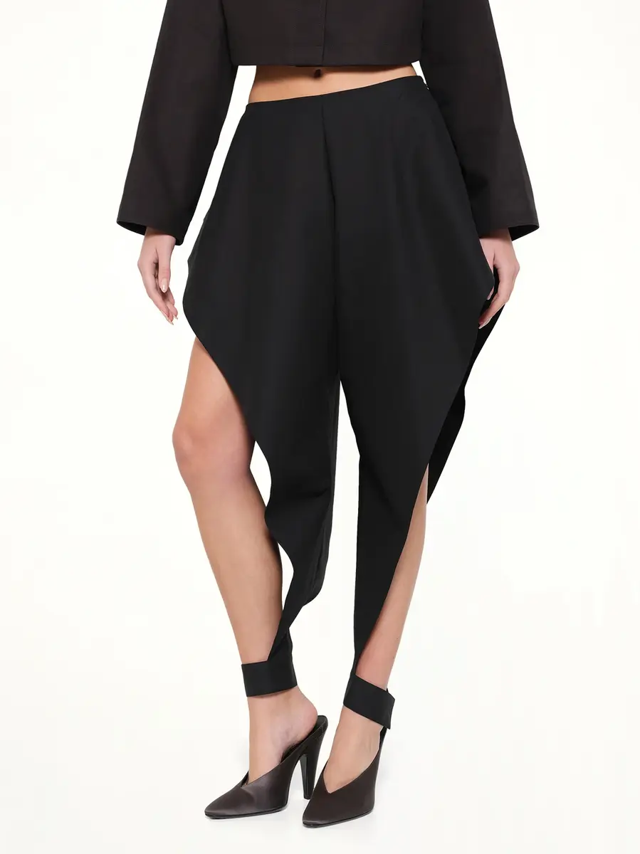 Alaïa Tailored Viscose Triangle Pants | Thumbnail 6 Alaïa Tailored Viscose Triangle Pants | Thumbnail 6