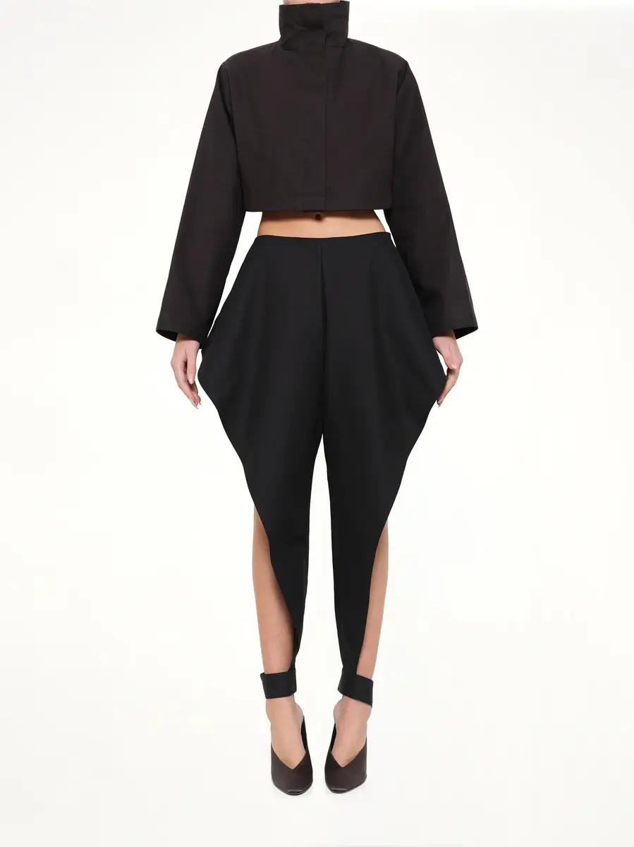 Alaïa Tailored Viscose Triangle Pants | Thumbnail 7 Alaïa Tailored Viscose Triangle Pants | Thumbnail 7