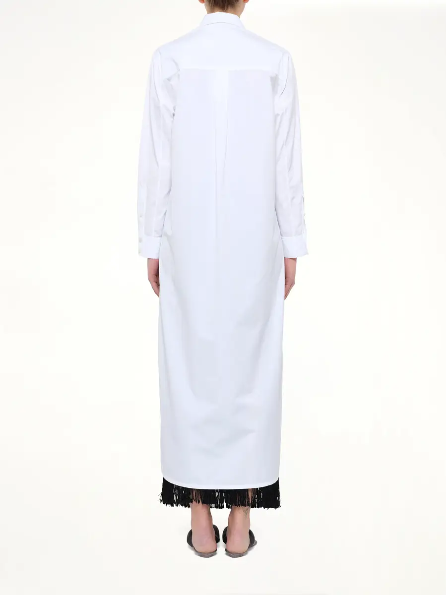 Alaïa Cotton Poplin Asymmetric Shirt | Thumbnail 5 Alaïa Cotton Poplin Asymmetric Shirt | Thumbnail 5