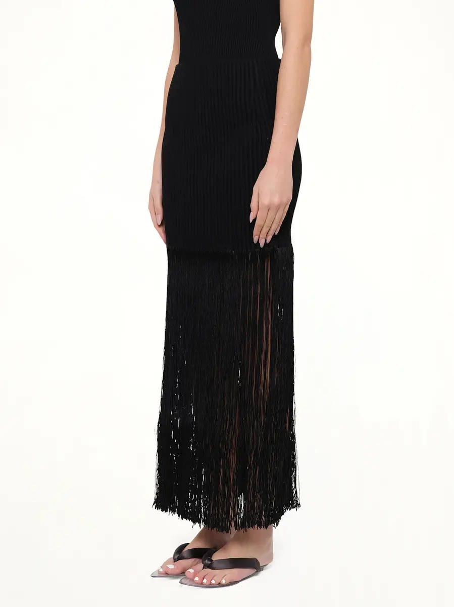 Alaïa Tube Fringed Knit Skirt | Thumbnail 3 Alaïa Tube Fringed Knit Skirt | Thumbnail 3