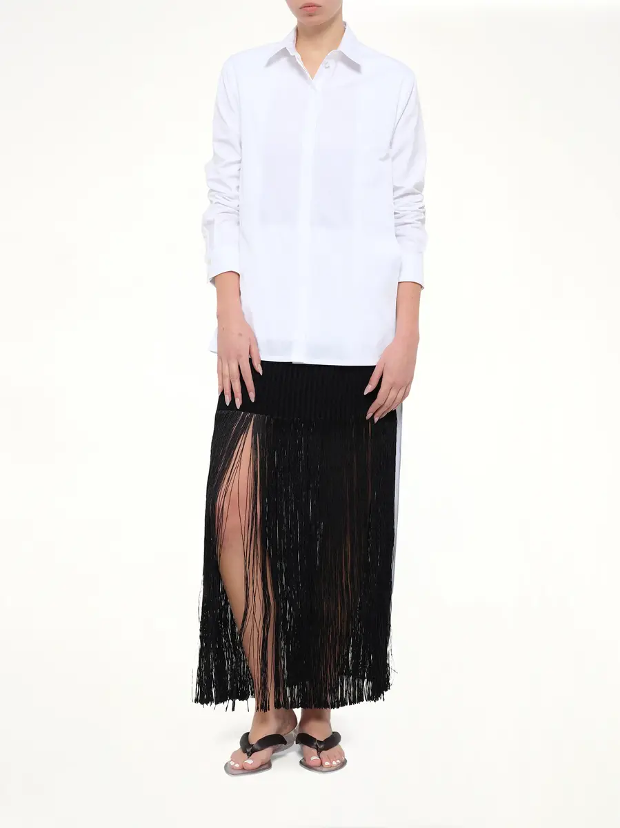 Alaïa Tube Fringed Knit Skirt | Thumbnail 4 Alaïa Tube Fringed Knit Skirt | Thumbnail 4