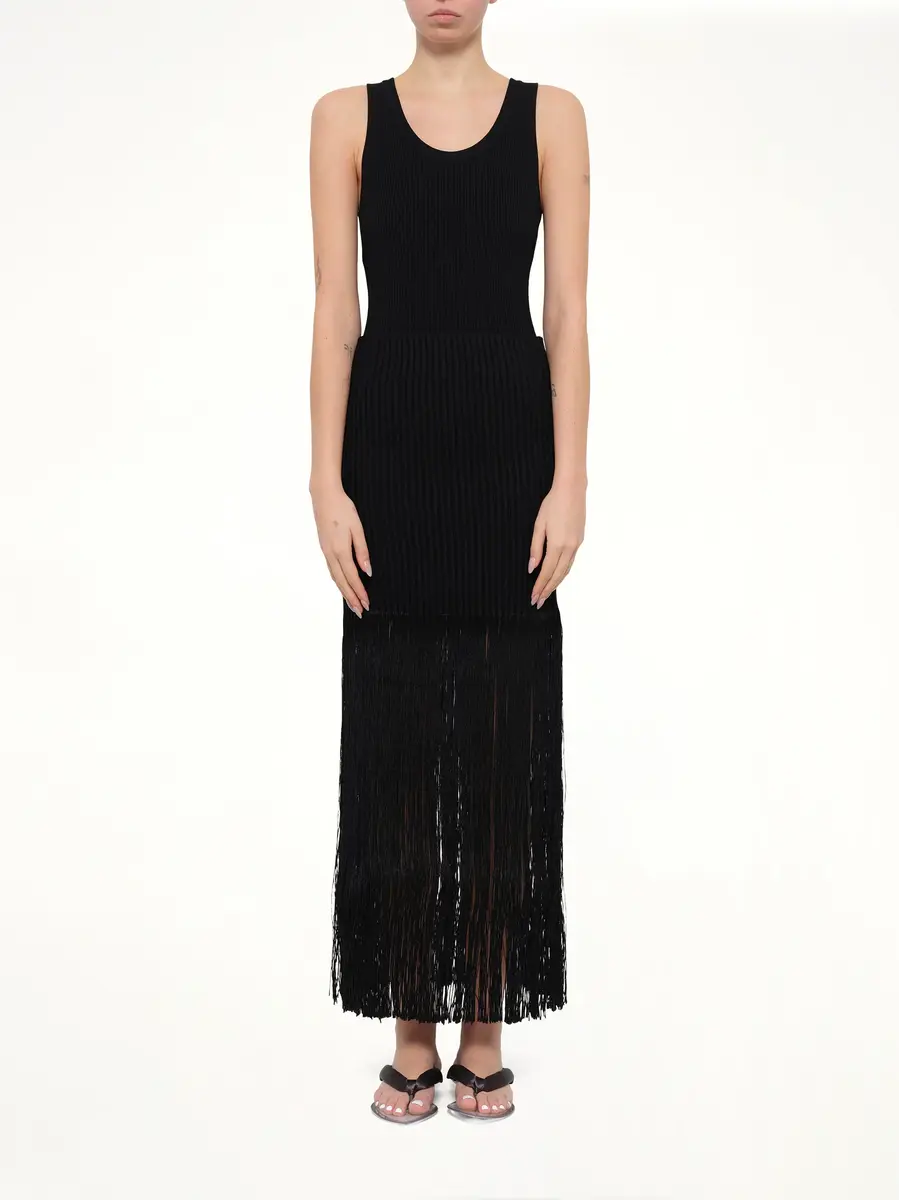 Alaïa Tube Fringed Knit Skirt | Thumbnail 7 Alaïa Tube Fringed Knit Skirt | Thumbnail 7