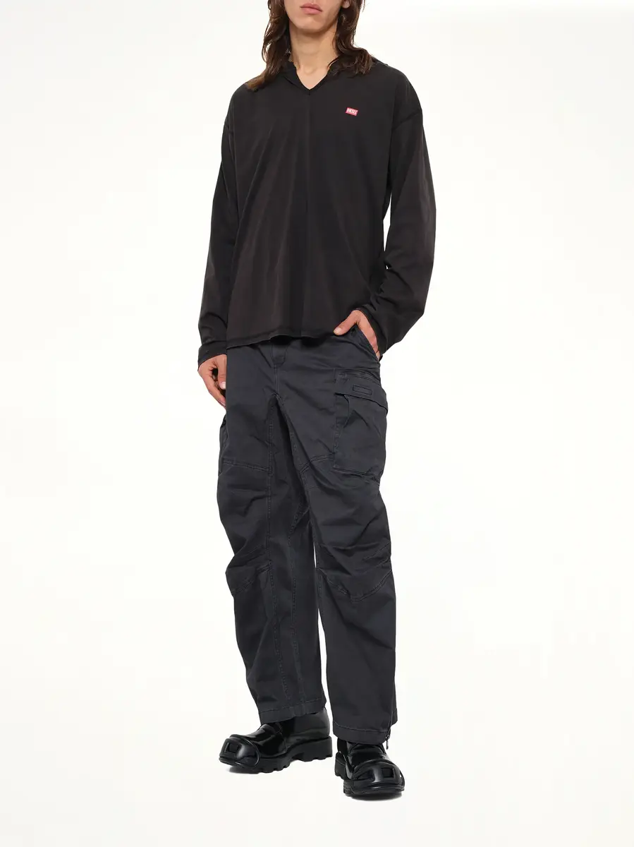 Diesel P-dells Pants in Washed Black | Thumbnail 4 Diesel P-dells Pants in Washed Black | Thumbnail 4