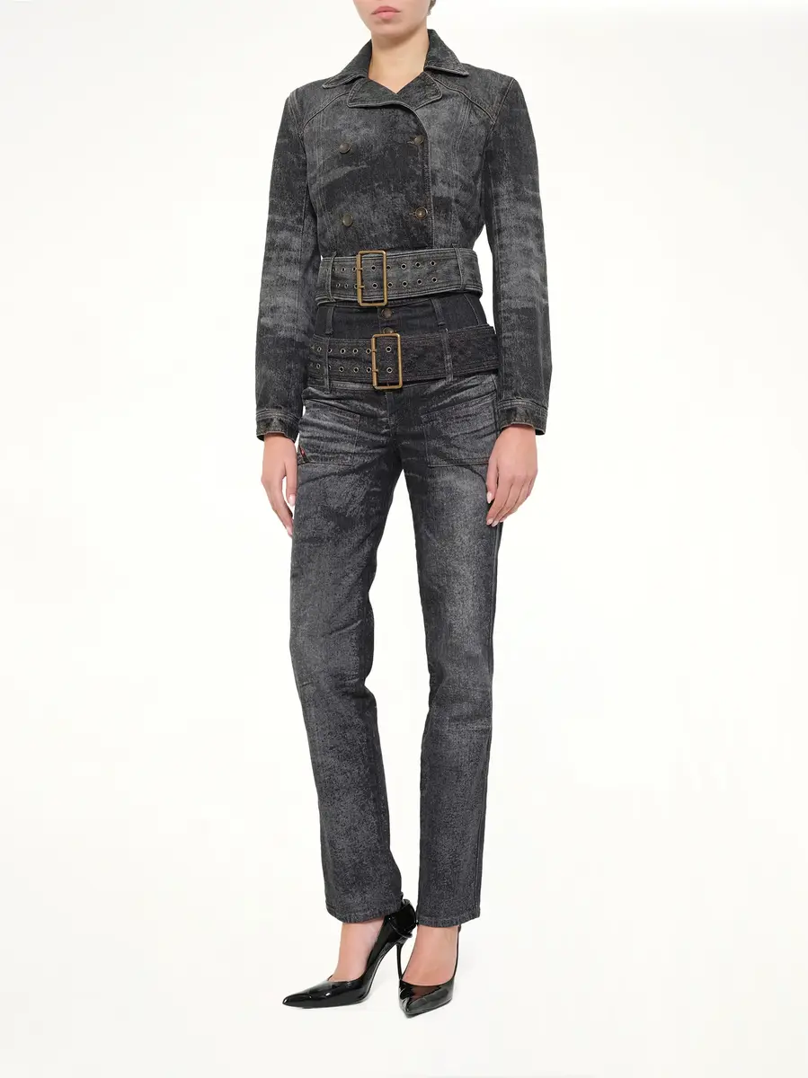 Diesel De-legend-s Denim Jacket in Washed Black | Thumbnail 4 Diesel De-legend-s Denim Jacket in Washed Black | Thumbnail 4