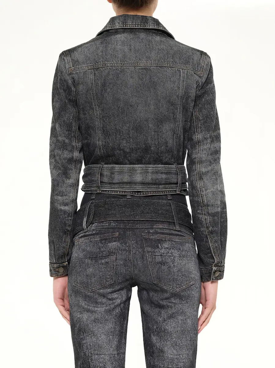 Diesel De-legend-s Denim Jacket in Washed Black | Thumbnail 5 Diesel De-legend-s Denim Jacket in Washed Black | Thumbnail 5