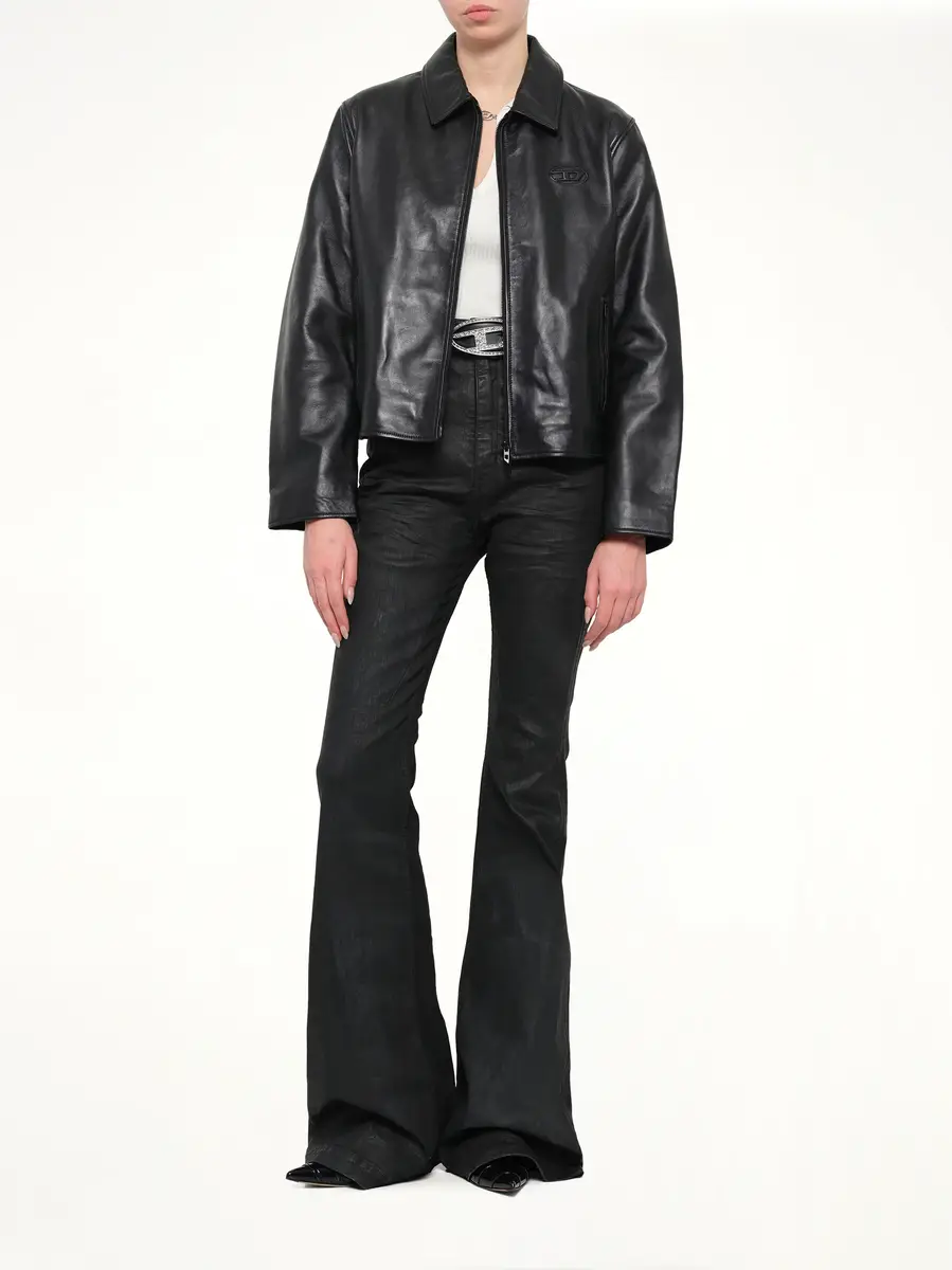 Diesel L-amar-fem-s2 Leather Jacket | Thumbnail 4