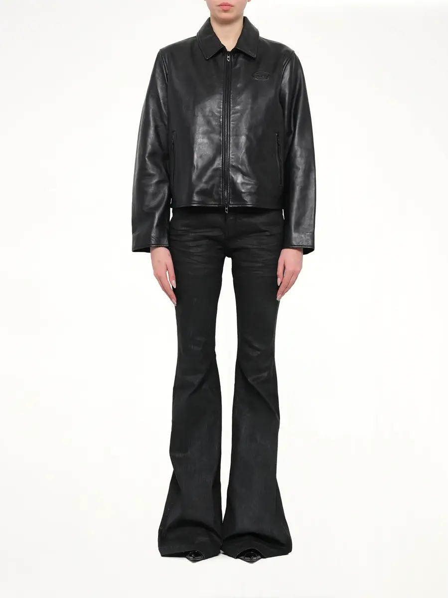 Diesel L-amar-fem-s2 Leather Jacket | Thumbnail 7