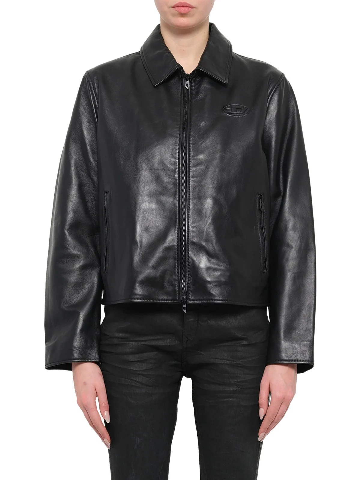 Diesel L-amar-fem-s2 Leather Jacket