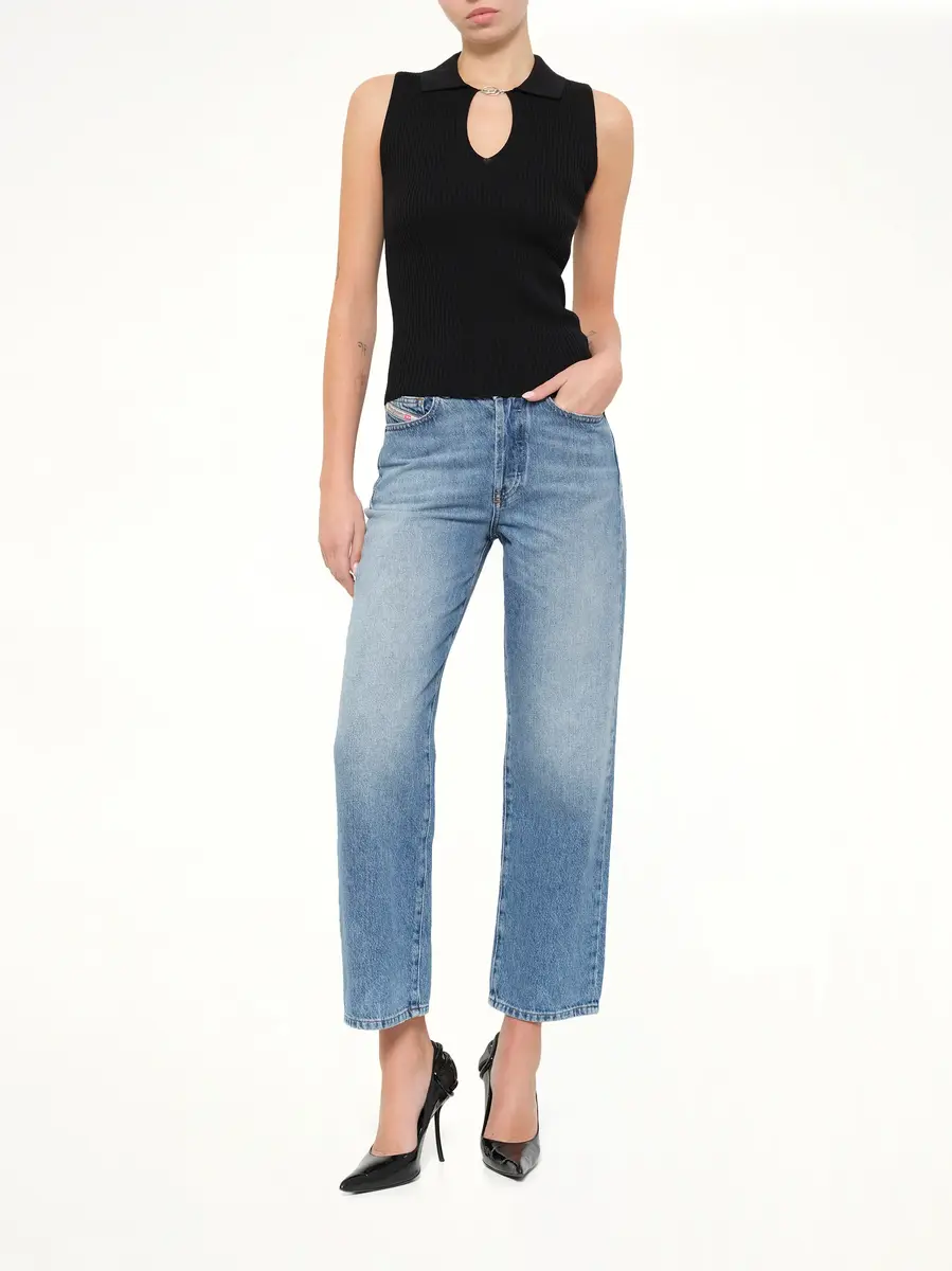 Diesel 1981 D-went Cropped Jeans | Thumbnail 4