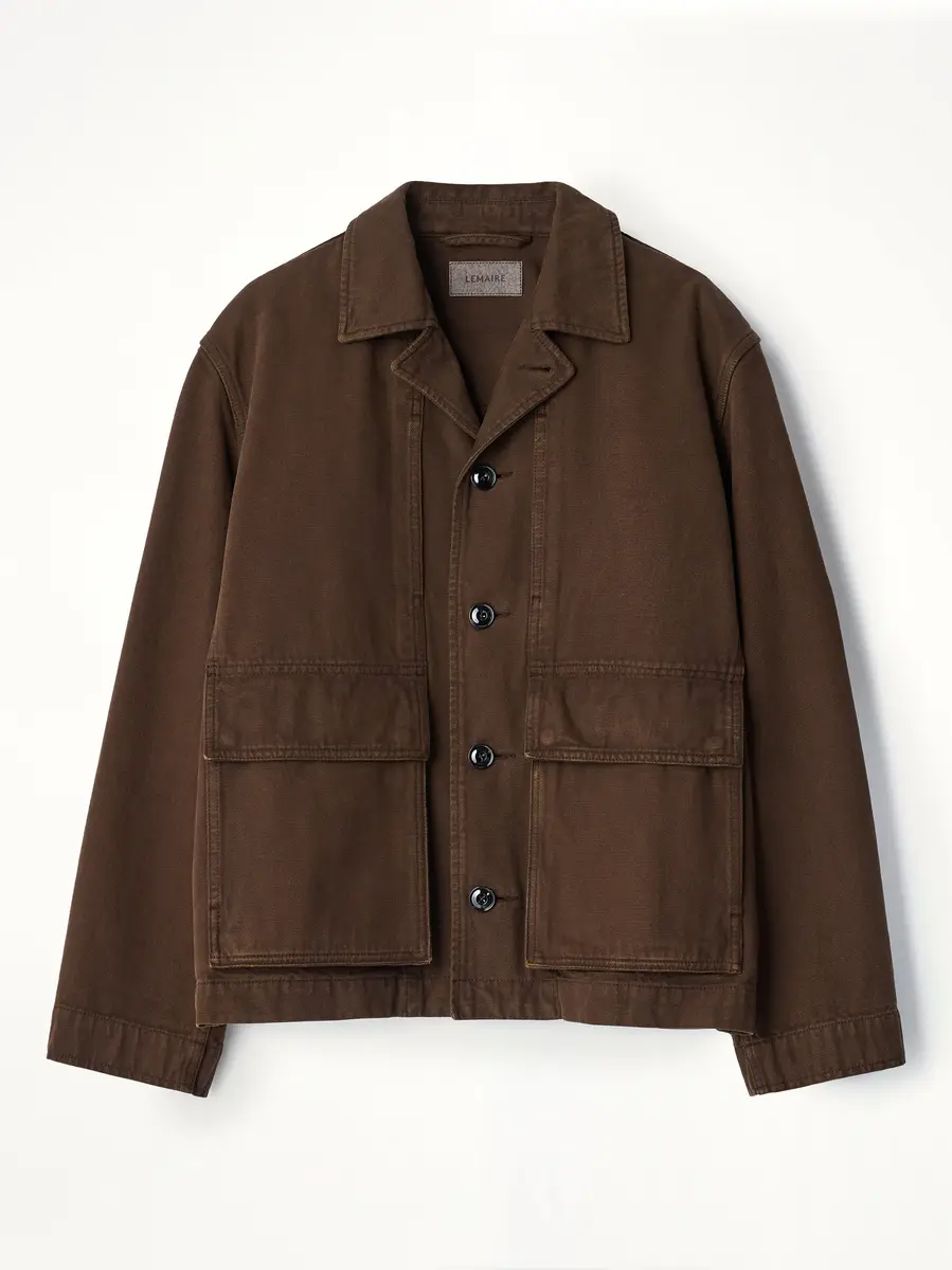 Lemaire Boxy Jacket in Ristretto | Thumbnail 2 Lemaire Boxy Jacket in Ristretto | Thumbnail 2