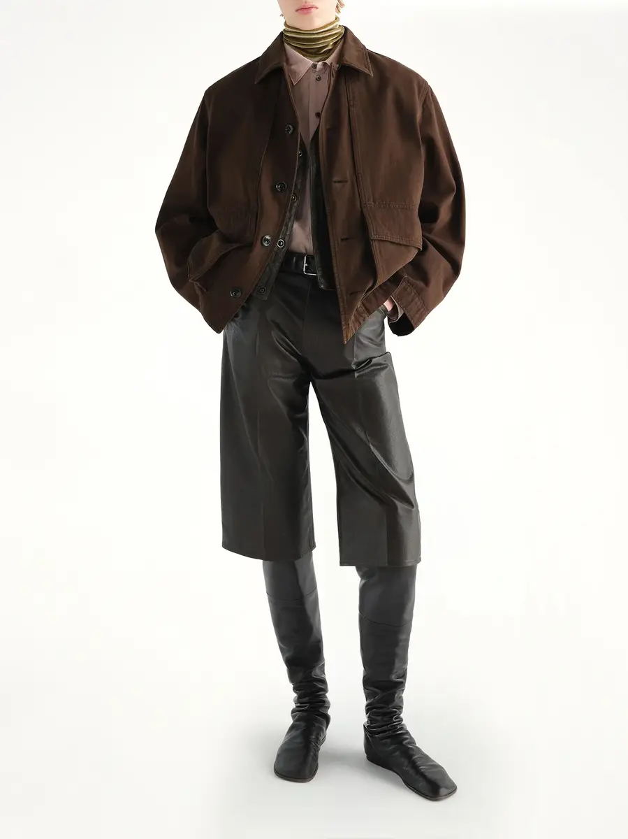 Lemaire Boxy Jacket in Ristretto | Thumbnail 4 Lemaire Boxy Jacket in Ristretto | Thumbnail 4