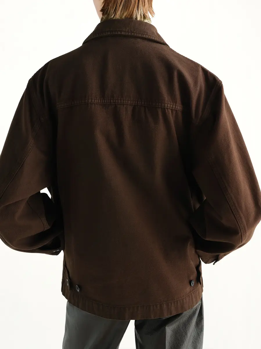 Lemaire Boxy Jacket in Ristretto | Thumbnail 5 Lemaire Boxy Jacket in Ristretto | Thumbnail 5