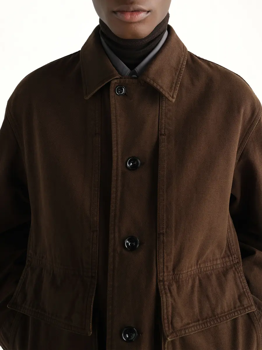 Lemaire Boxy Jacket in Ristretto | Thumbnail 6 Lemaire Boxy Jacket in Ristretto | Thumbnail 6