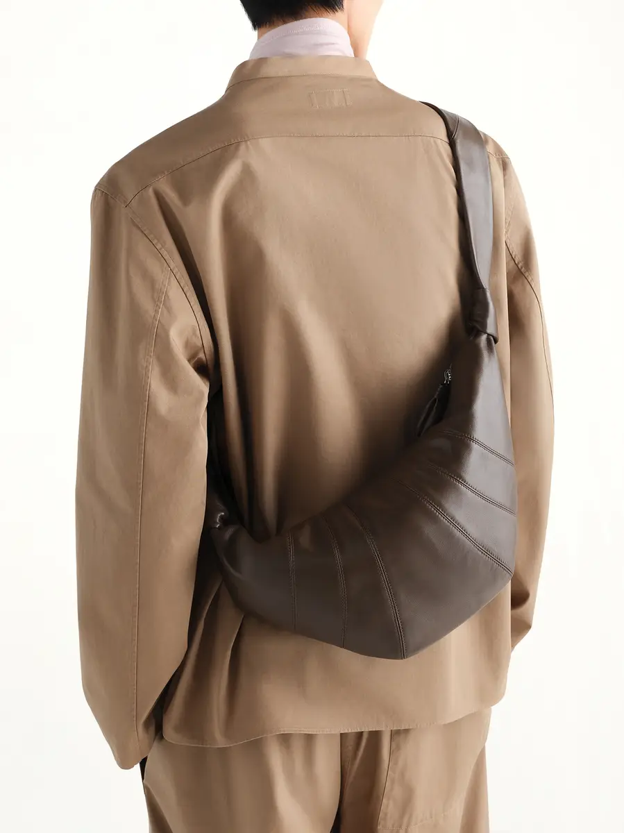 Lemaire Croissant Medium Soft Nappa Leather Bag in Otter | Thumbnail 5 Lemaire Croissant Medium Soft Nappa Leather Bag in Otter | Thumbnail 5