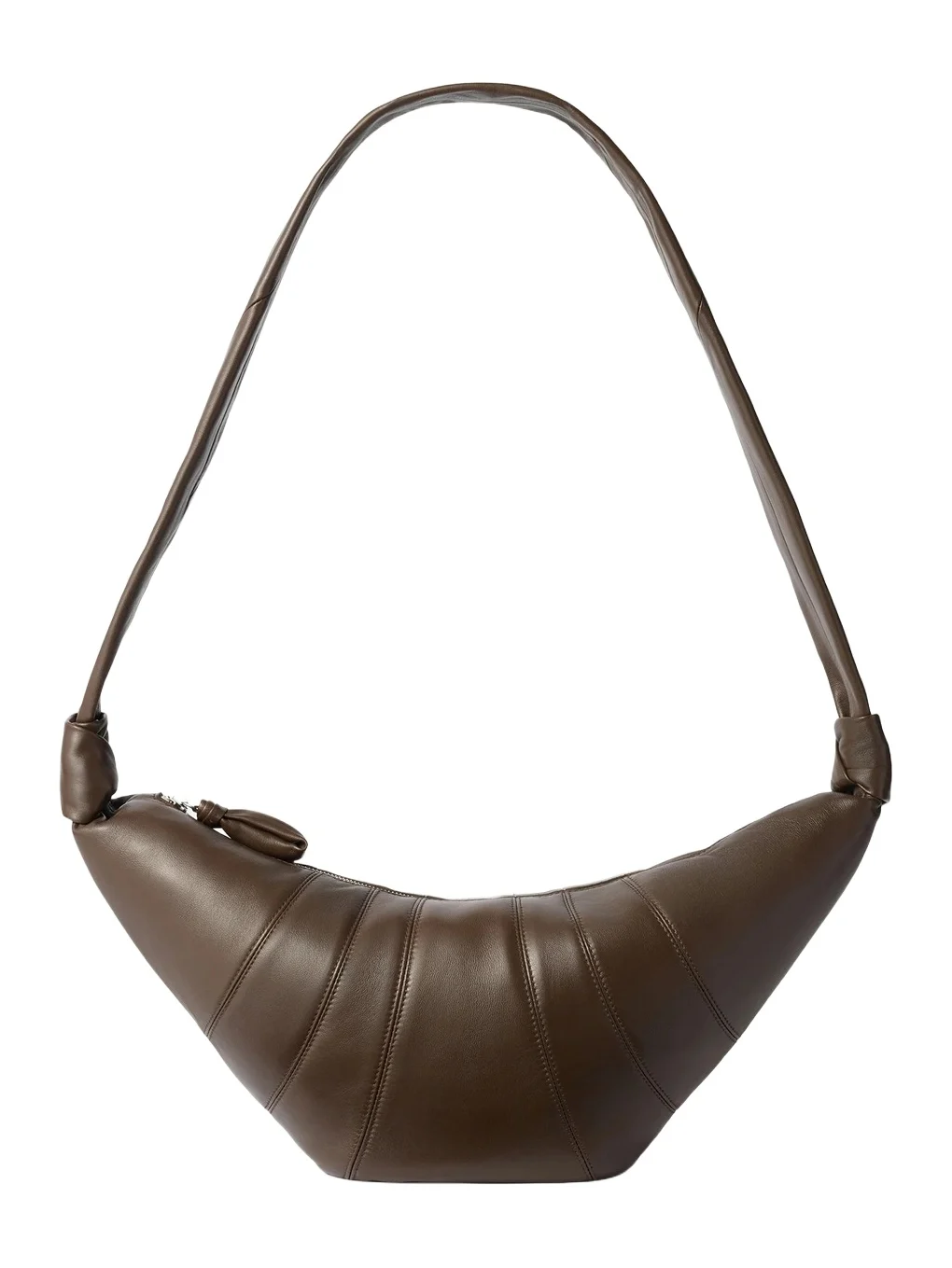 Lemaire Croissant Medium Soft Nappa Leather Bag in Otter