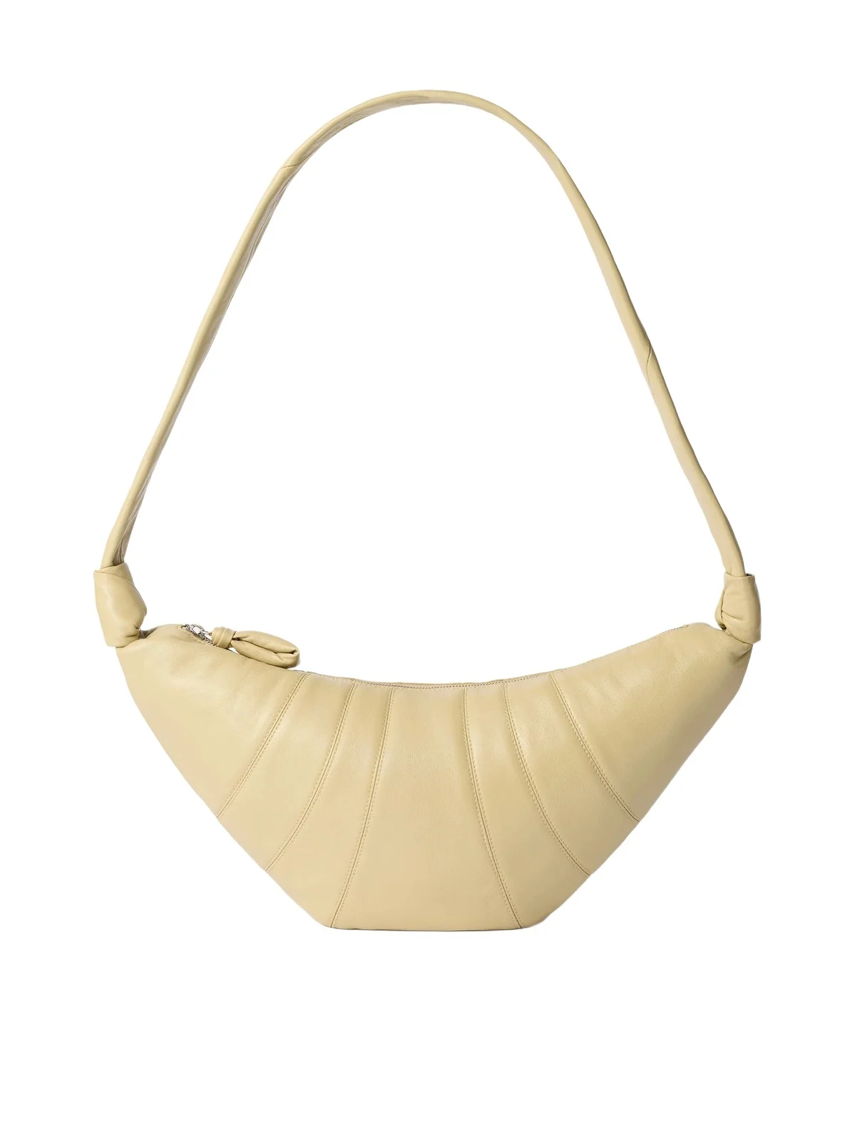 Lemaire Croissant Medium Soft Nappa Leather Bag in Sesame