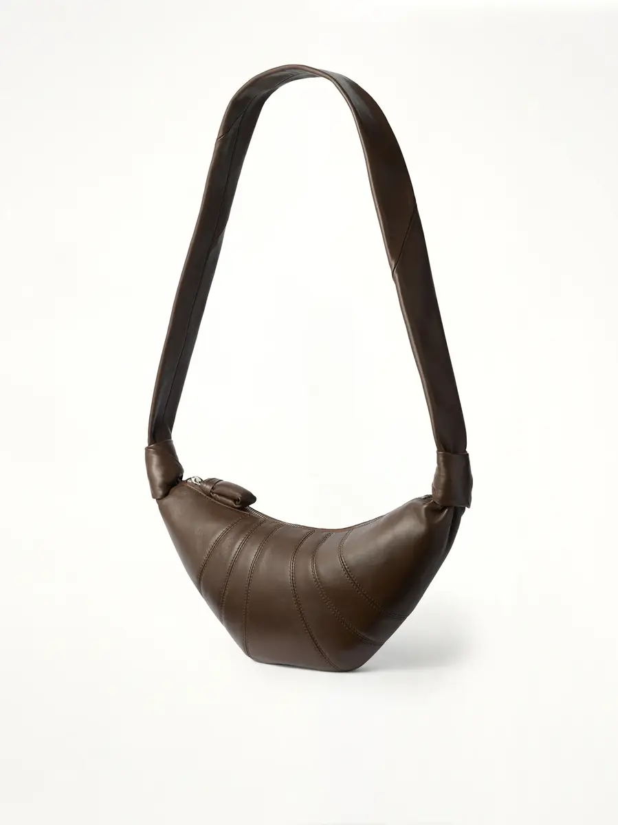 Lemaire Croissant Small Soft Nappa Leather Bag in Otter | Thumbnail 2 Lemaire Croissant Small Soft Nappa Leather Bag in Otter | Thumbnail 2