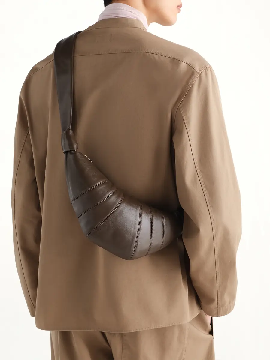 Lemaire Croissant Small Soft Nappa Leather Bag in Otter | Thumbnail 5 Lemaire Croissant Small Soft Nappa Leather Bag in Otter | Thumbnail 5