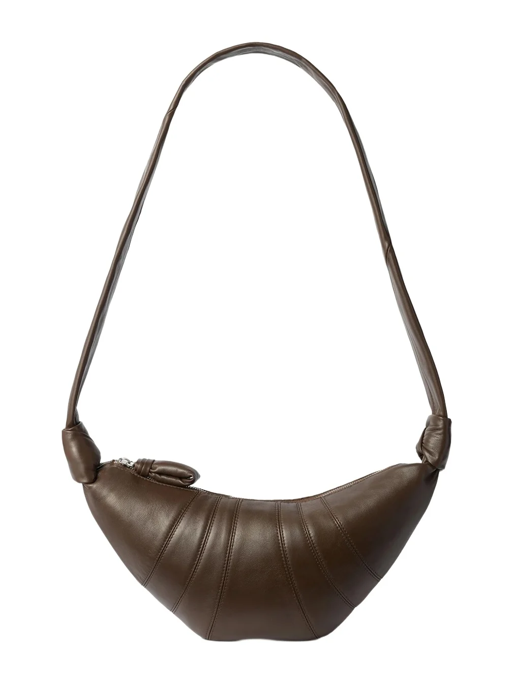 Lemaire Croissant Small Soft Nappa Leather Bag in Otter