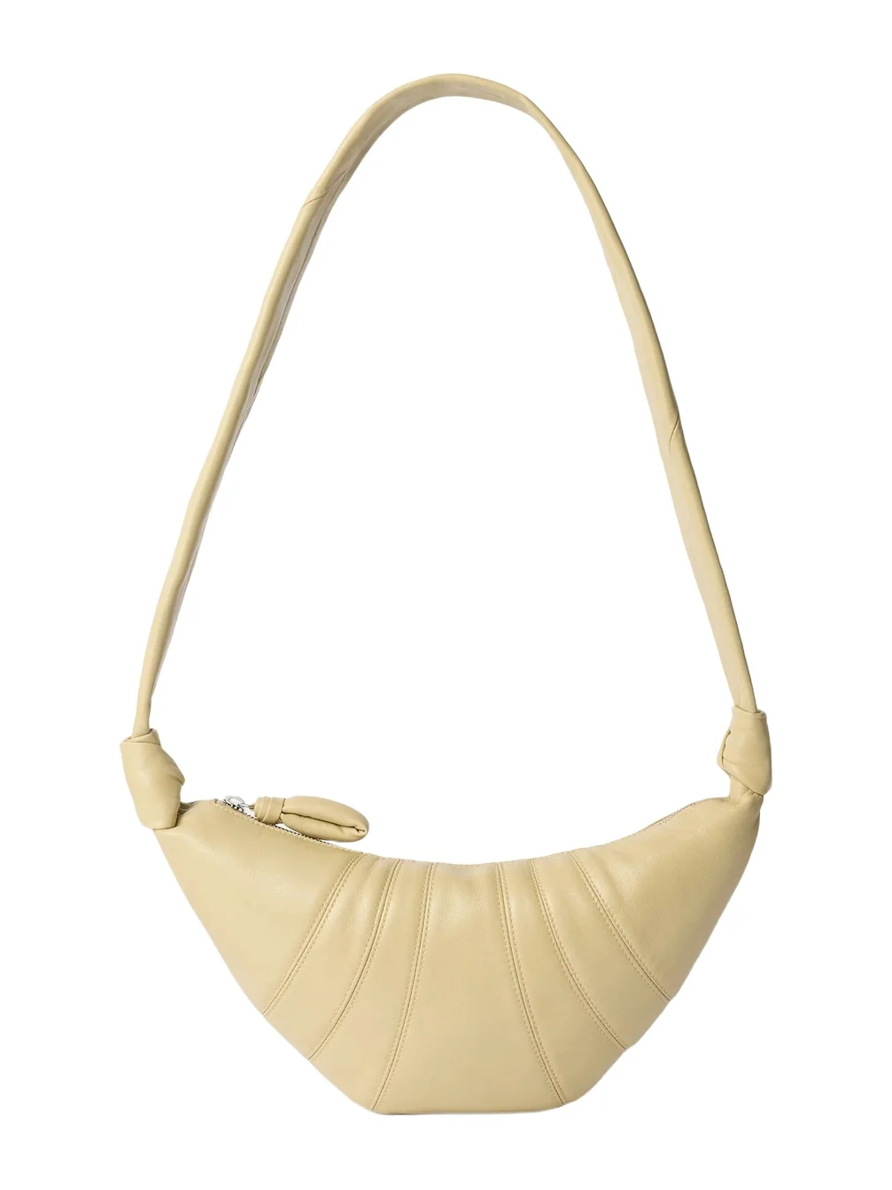 Lemaire Croissant Small Soft Nappa Leather Bag in Sesame