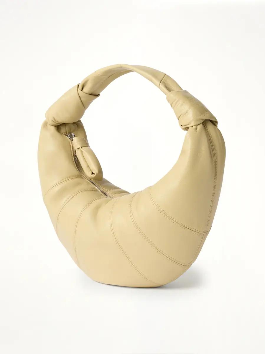 Lemaire Mini Fortune Croissant Soft Nappa Leather Bag in Sesame | Thumbnail 2 Lemaire Mini Fortune Croissant Soft Nappa Leather Bag in Sesame | Thumbnail 2