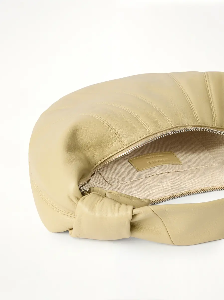 Lemaire Mini Fortune Croissant Soft Nappa Leather Bag in Sesame | Thumbnail 3 Lemaire Mini Fortune Croissant Soft Nappa Leather Bag in Sesame | Thumbnail 3