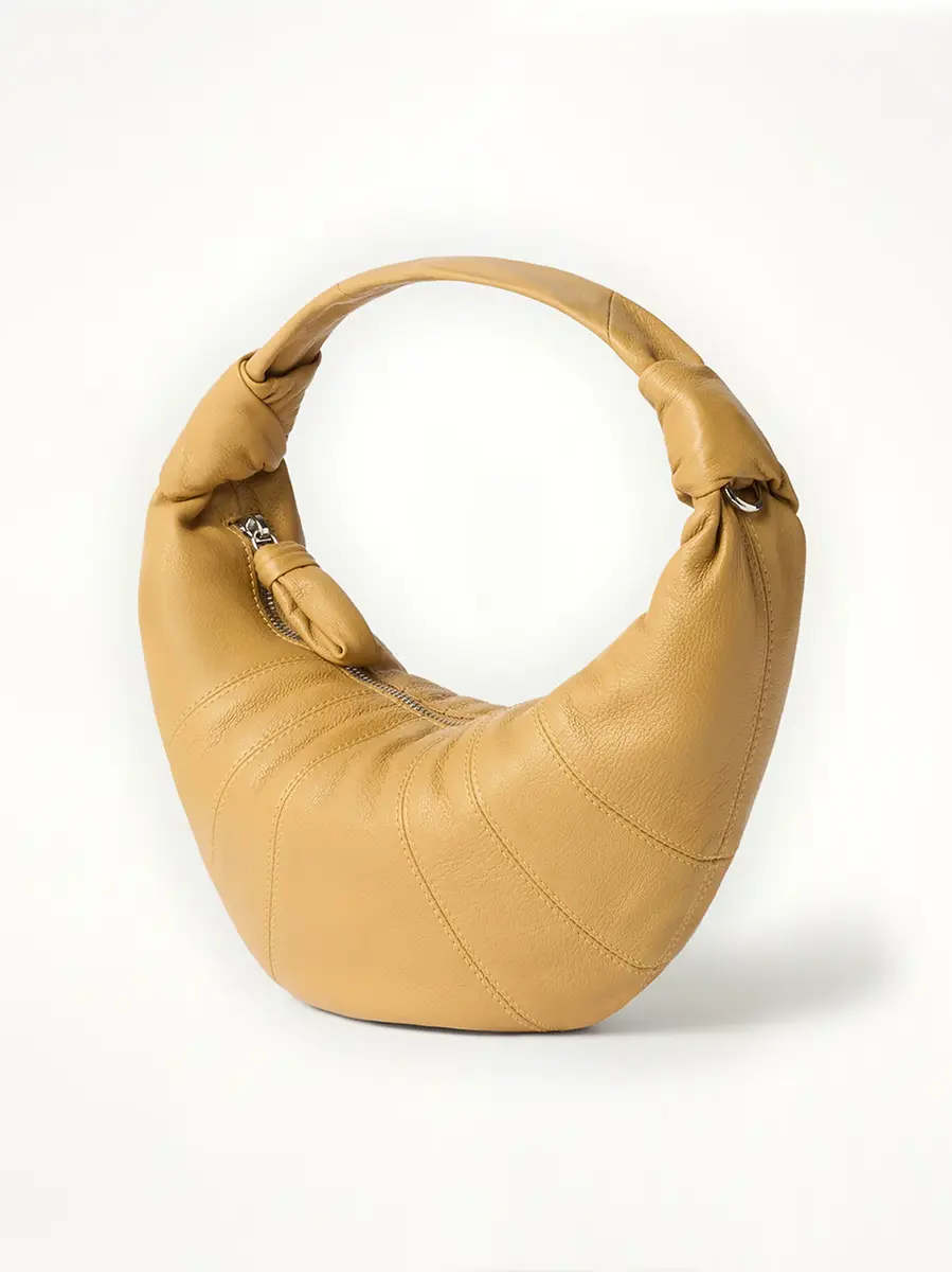 Lemaire Mini Fortune Croissant Goatskin Bag in Butternut | Thumbnail 2 Lemaire Mini Fortune Croissant Goatskin Bag in Butternut | Thumbnail 2