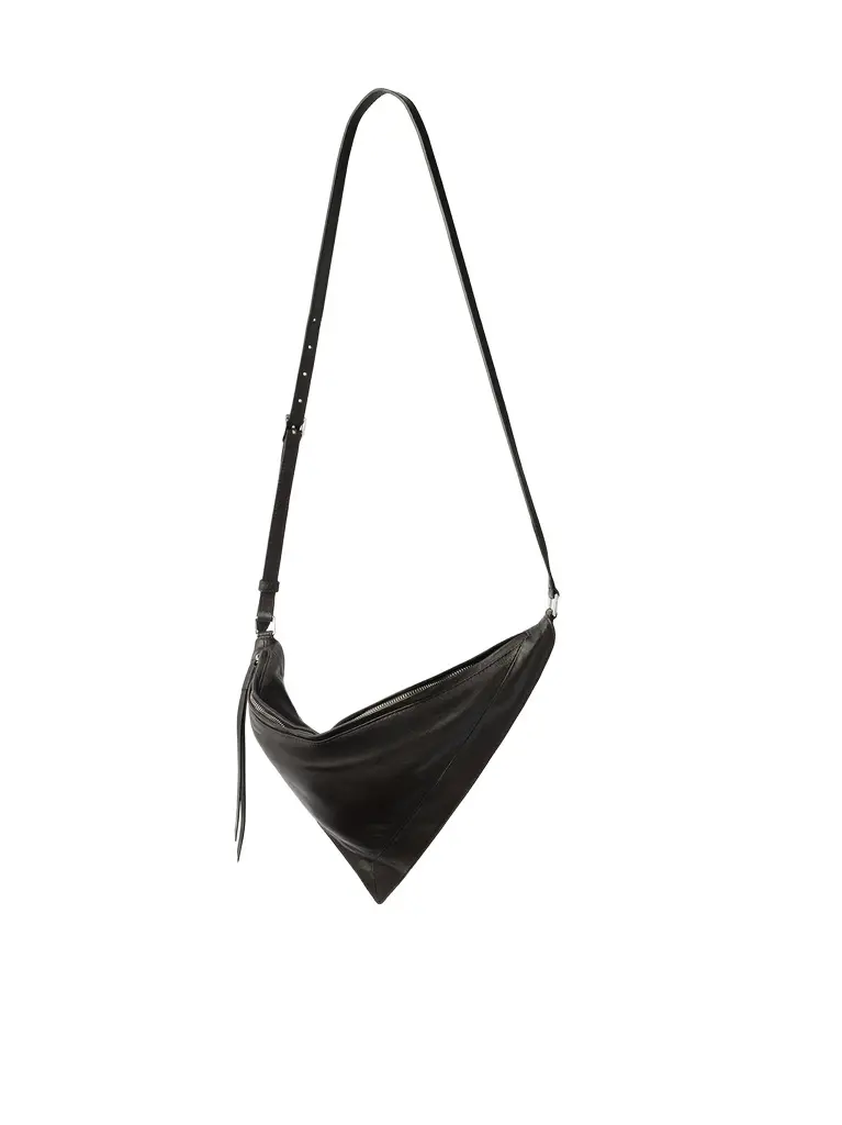 Pocket Scarf Shiny Nappa Leather Bag in Dark Chocolate Pocket Scarf Shiny Nappa Leather Bag in Dark Chocolate