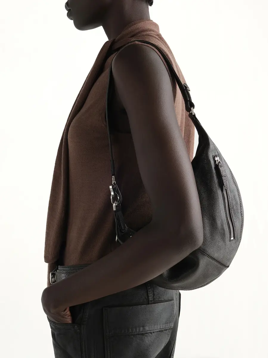 Lemaire Mini Quiver Clip Buffalo Leather Bag in Dark Chocolate | Thumbnail 5 Lemaire Mini Quiver Clip Buffalo Leather Bag in Dark Chocolate | Thumbnail 5