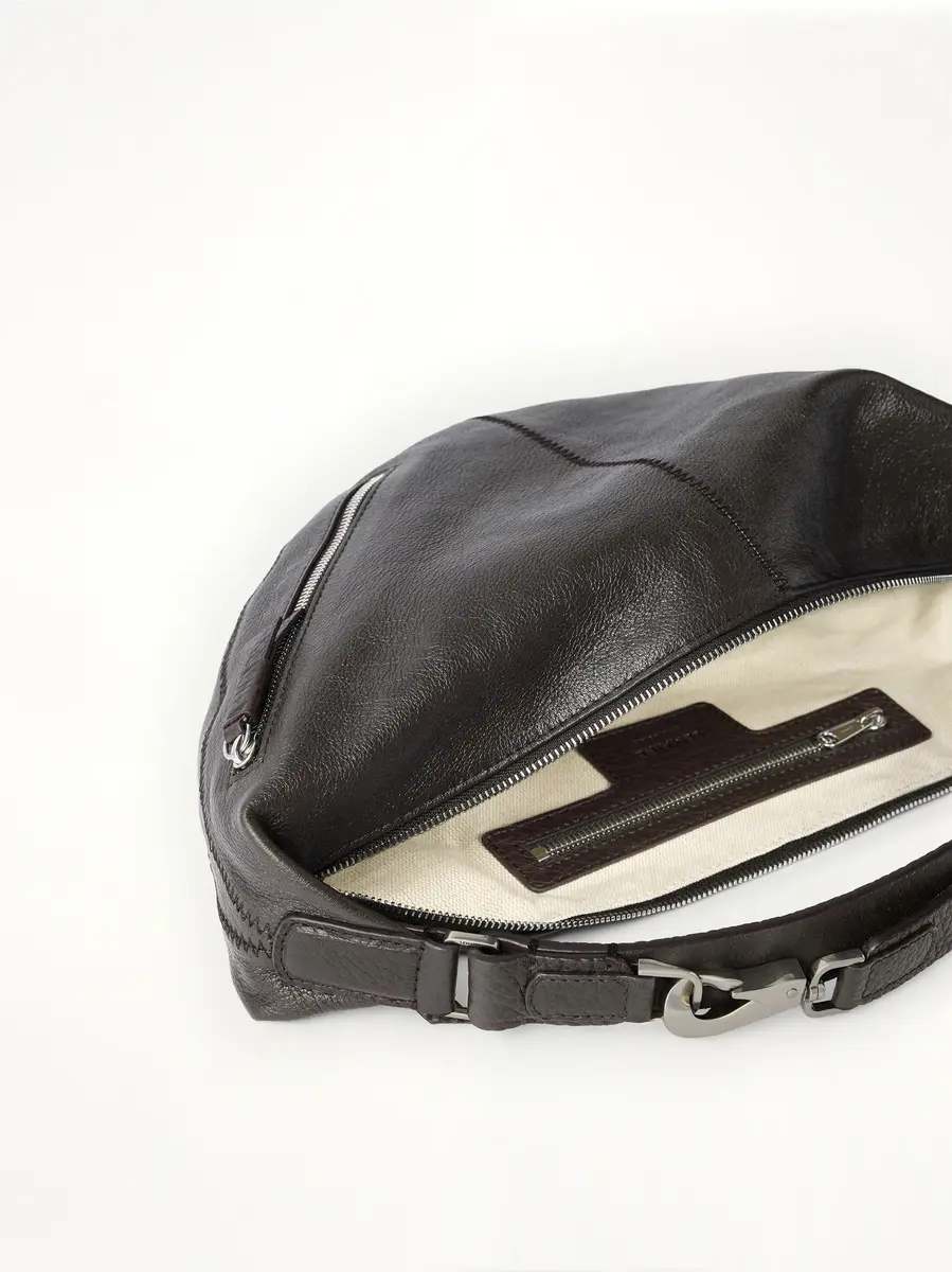 Lemaire Mini Quiver Clip Buffalo Leather Bag in Dark Chocolate | Thumbnail 6 Lemaire Mini Quiver Clip Buffalo Leather Bag in Dark Chocolate | Thumbnail 6