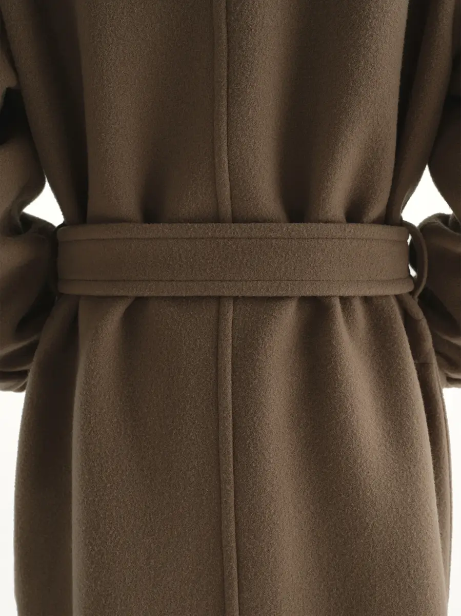 Lemaire Wrap Coat in Thyme | Thumbnail 6 Lemaire Wrap Coat in Thyme | Thumbnail 6