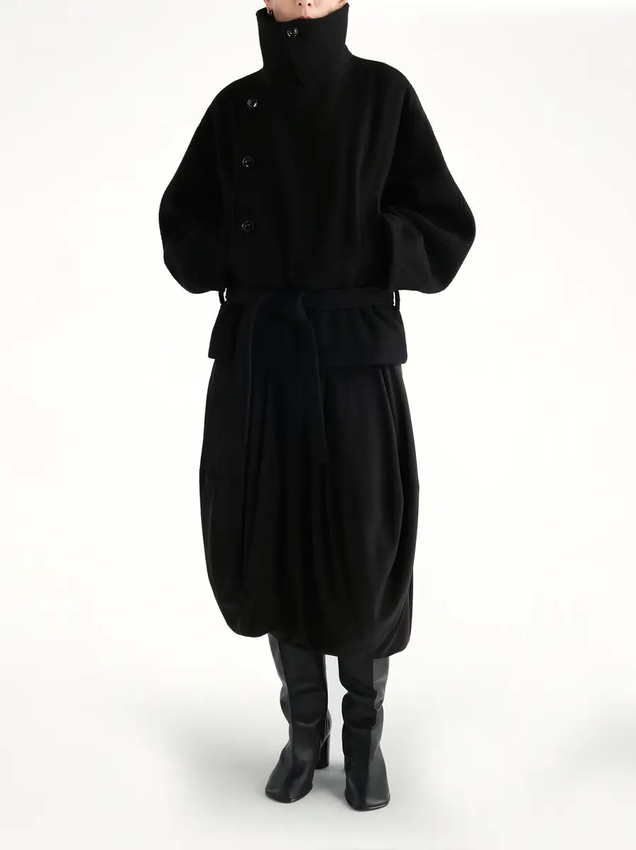 Lemaire Short Wrap Coat | Thumbnail 4 Lemaire Short Wrap Coat | Thumbnail 4