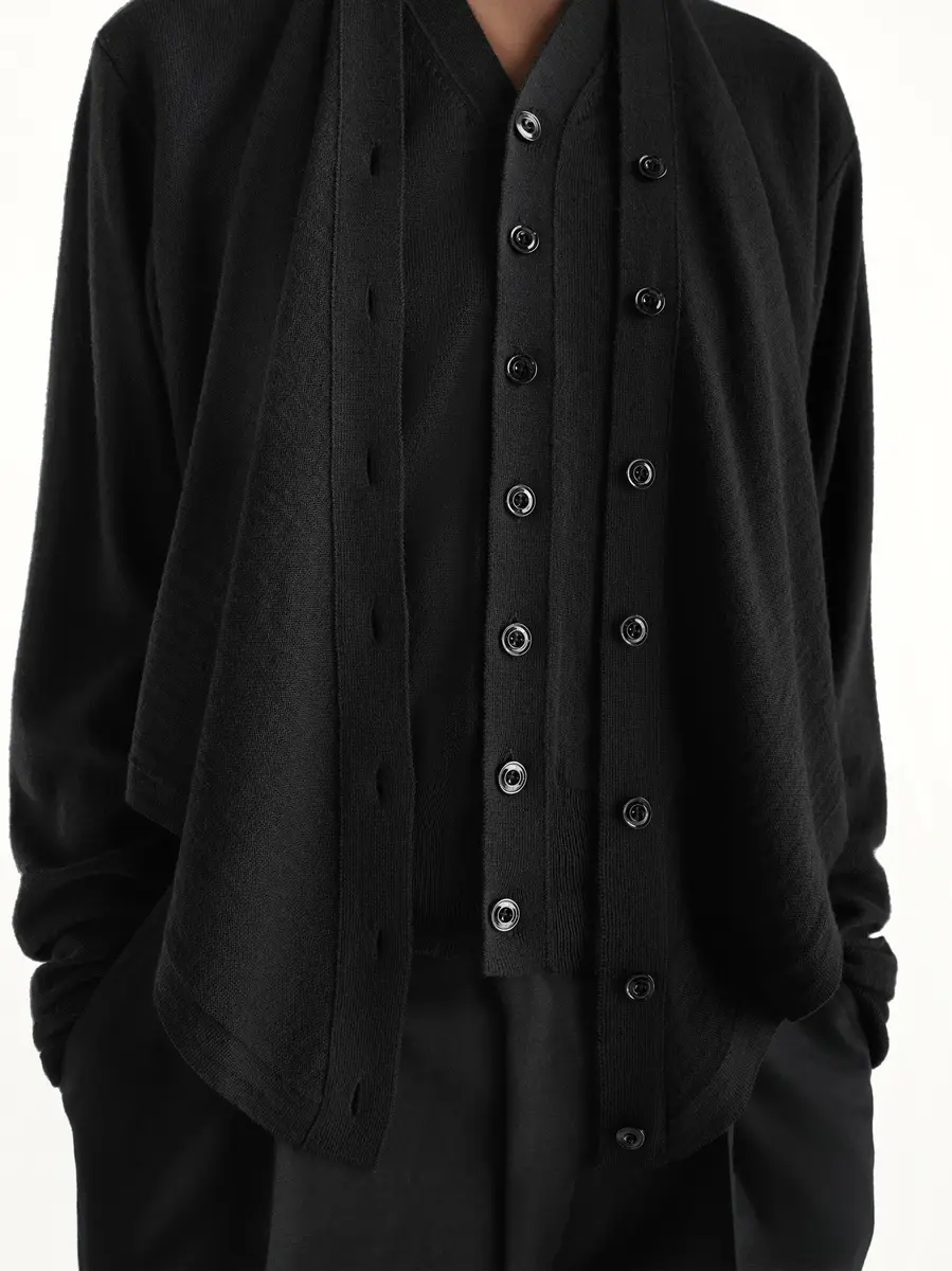 Lemaire Trompe L'oeil Cardigan | Thumbnail 6 Lemaire Trompe L'oeil Cardigan | Thumbnail 6