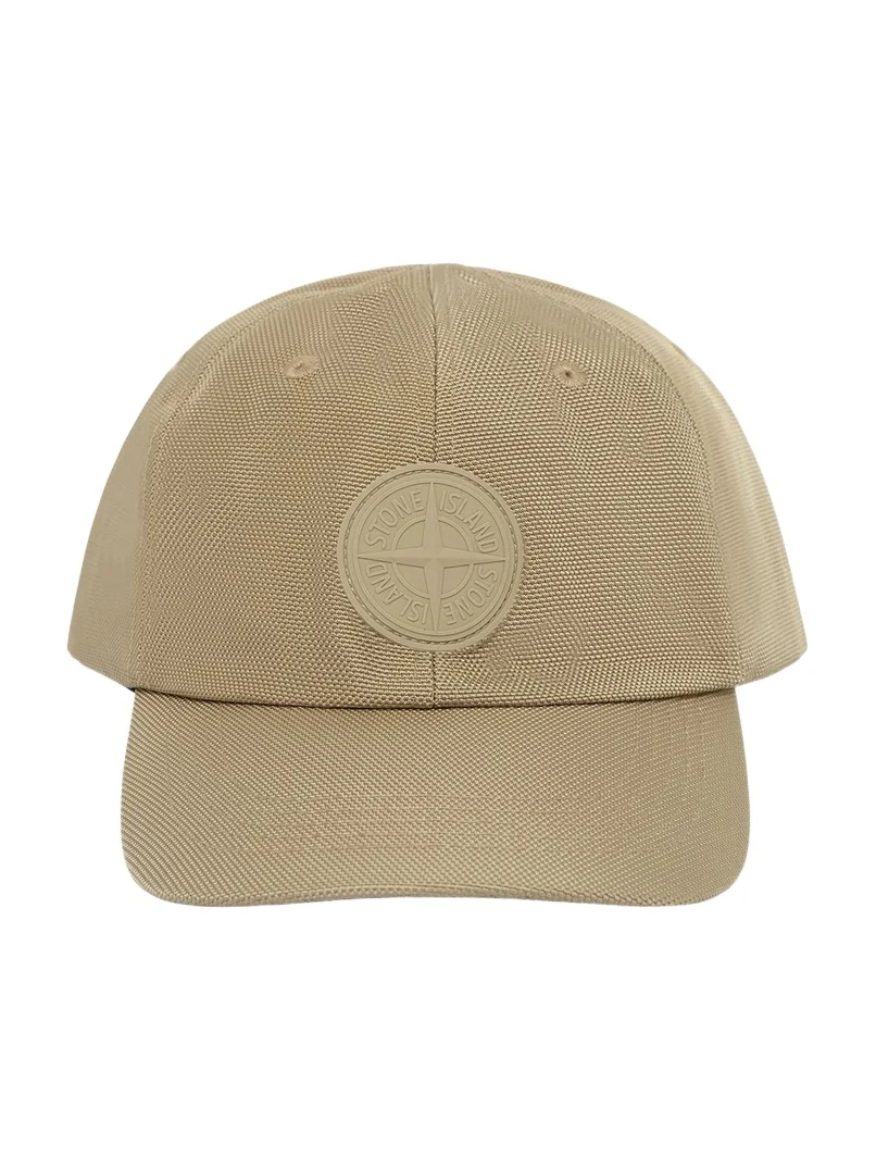 Stone Island 9100014 Nylon Baseball Cap in Biscuit