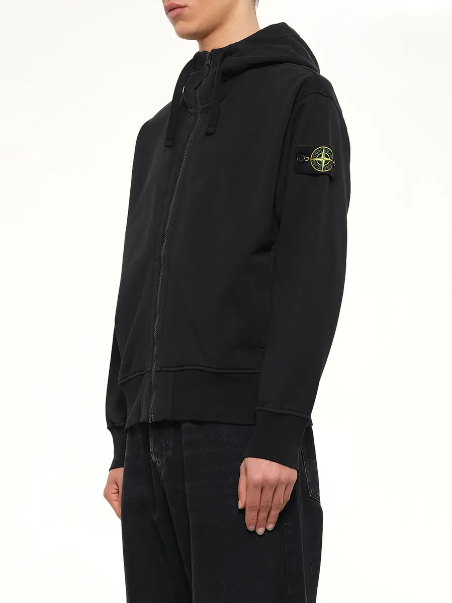 Stone Island 6100009 Organic Cotton Hoodie | Thumbnail 3 Stone Island 6100009 Organic Cotton Hoodie | Thumbnail 3
