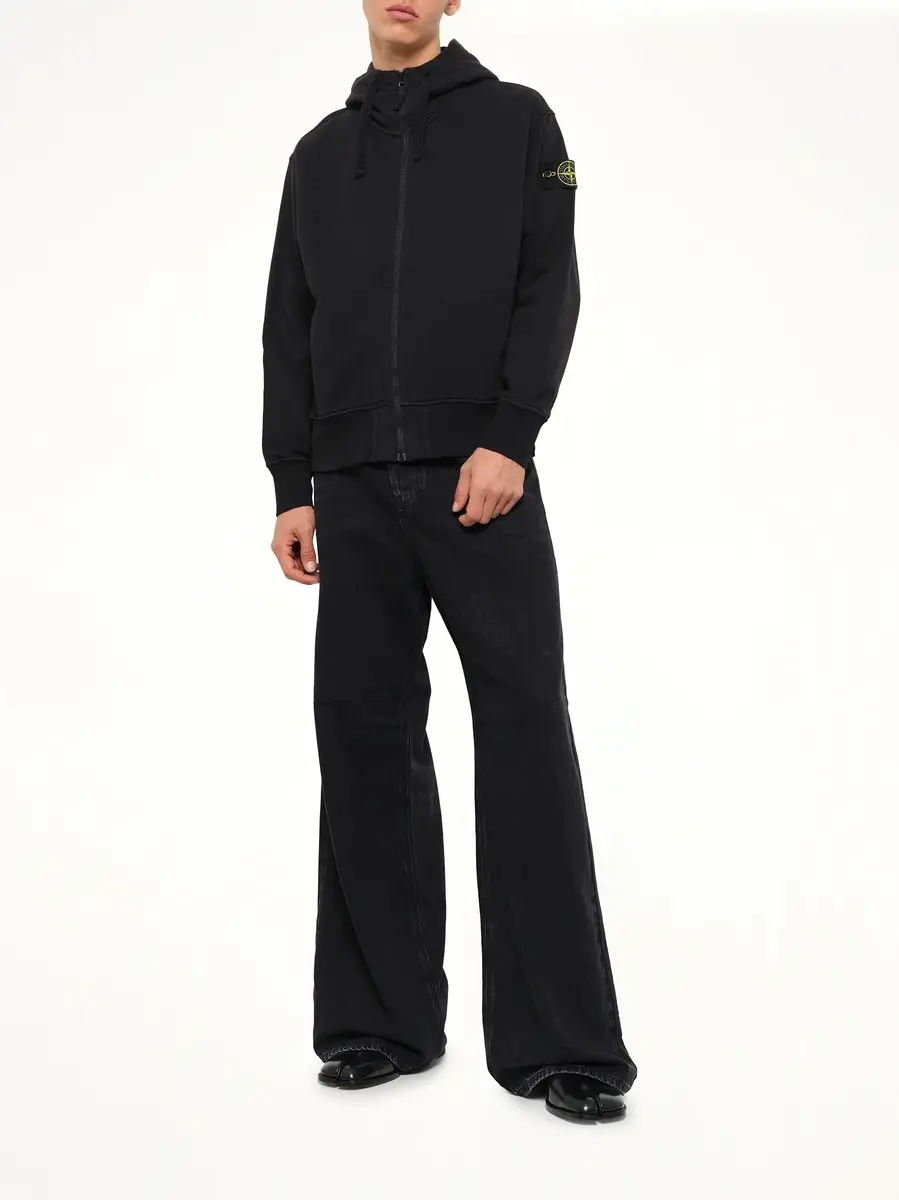 Stone Island 6100009 Organic Cotton Hoodie | Thumbnail 4 Stone Island 6100009 Organic Cotton Hoodie | Thumbnail 4