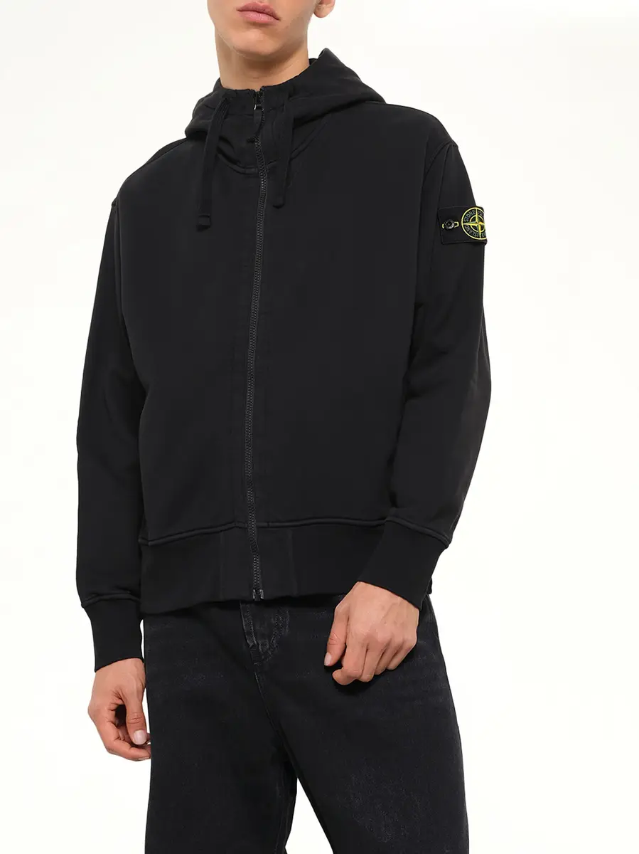 Stone Island 6100009 Organic Cotton Hoodie | Thumbnail 6 Stone Island 6100009 Organic Cotton Hoodie | Thumbnail 6