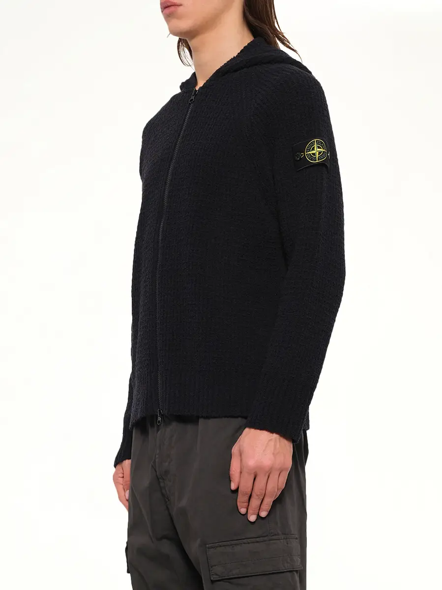 Stone Island 5100005 Rib Cotton Hoodie | Thumbnail 3 Stone Island 5100005 Rib Cotton Hoodie | Thumbnail 3
