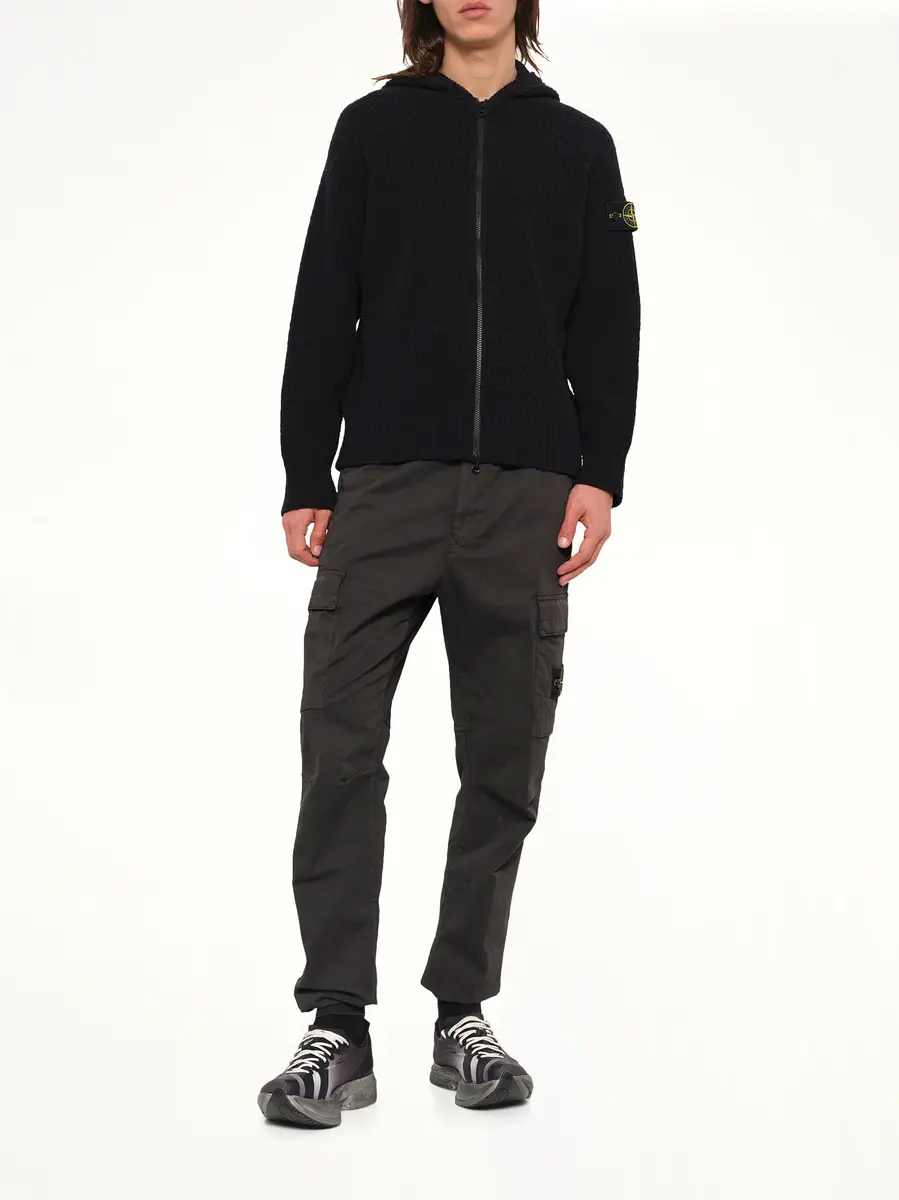 Stone Island 5100005 Rib Cotton Hoodie | Thumbnail 4 Stone Island 5100005 Rib Cotton Hoodie | Thumbnail 4