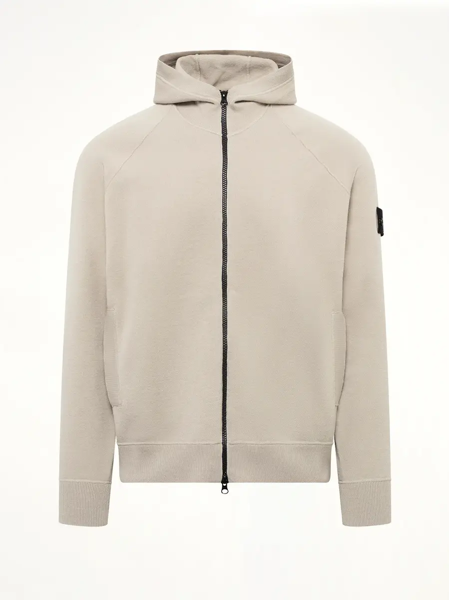 Stone Island 5100062 Wool Hoodie in Sand | Thumbnail 2 Stone Island 5100062 Wool Hoodie in Sand | Thumbnail 2