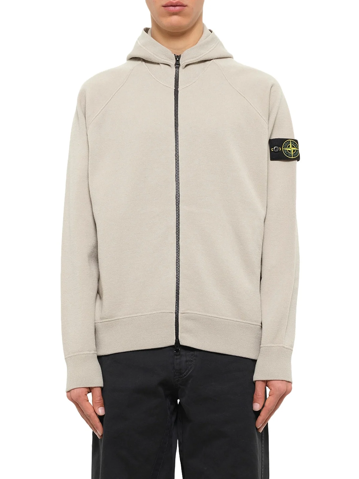 Stone Island 5100062 Wool Hoodie in Sand