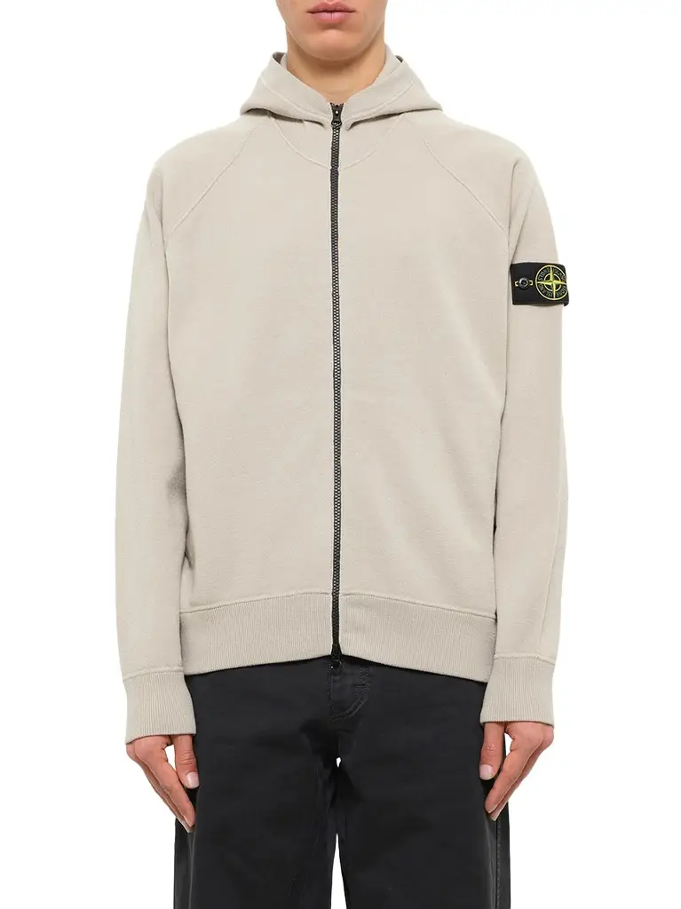 Stone Island 5100062 Wool Hoodie in Sand